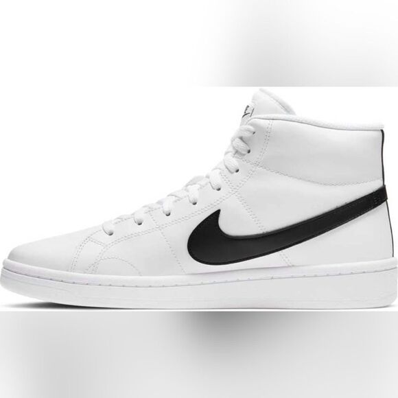 Nike Court Royale 2 Mid Sneaker Size 11.5 in White/black Stitch Fix NWT - Picture 1 of 14